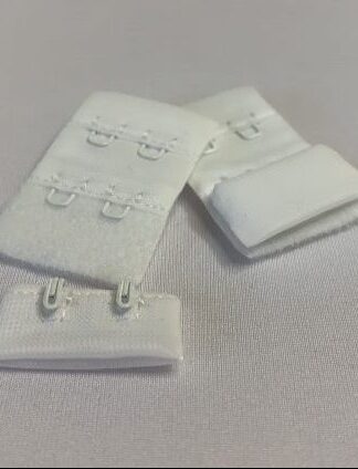 Застежка текстильная Белый ширина 28мм (art.F122)